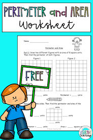 Perimeter And Area Worksheet Area Worksheets Third Grade Math Printables Area And Perimeter Worksheets