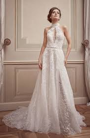 Langes kleid mit einem oberteil aus durchbrochener spitze und einem rock aus luftigem webstoff. Brautkleider Spitze Hochzeitskleider Mit Spitze Edel Verfuhrerisch