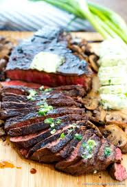 Tender Marinated Teriyaki London Broil With Garlic Herb Butter Londonbroil Teriyakibeef Grillingrecipes Teriyak In 2020 Herb Butter Garlic Herb Butter London Broil