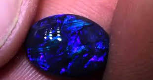 Lightning Ridge Blue Black Opal Fire Solid Gemstone Opal Black Opal Blue Opal