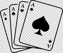 There are 4 aces in the deck of 52 cards; Playing Card Ace Card Game Spades Poker Png Clipart Ace Ace Of Spades Area Black Black