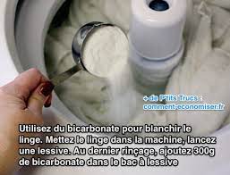 Utilisez du bicarbonate de soude pour blanchir le linge. Comment Blanchir Son Linge Avec Du Bicarbonate De Soude