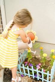 Kid S Garden Plot Dollar Store Garden Fence Spray Painted A Color The Kids Choose Add A Sign With Their Gardening For Kids Outdoor Kids Activities For Kids