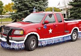 Patriotic Truck Parade Kit Patriotic Truck Decorations Christmas Parade Floats 4th Of July Parade Homecoming Floats