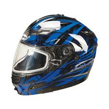 Gmax Gm54s Highmark Modular Snow Helmet With Dual Pane Flip Up Shield And Led