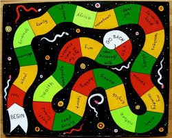 Topical Conversation Gameboard High Quality Blog About Purpose Of Games In Language Classroom Counseling Games Counseling Kids School Social Work