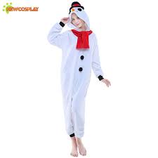 Newcosplay Adult Snowman Unicorn Cosplay Costume Unisex Cute