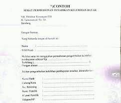 Contoh surat permohonan pengembalian dana surat resmi biasanya banyak dipakai buat kepentingan instansi, organisasi, kepentingan dinas, ataupun kepentingan antar perusahaan. Contoh Surat Permohonan Pengembalian Uang Contoh Surat