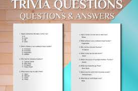 I had a benign cyst removed from my throat 7 years ago and this triggered my burni. 96 Trivia Questions And Answers Grafico Por Ascendprints Creative Fabrica
