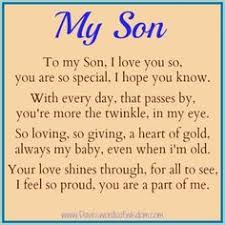 Birthday Poem For My Son From Mom Good Morning Sons Quotes Google Search Birthday Quotes Inspirational Birthday Quotes For Daughter Son Quotes