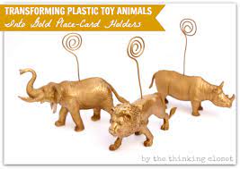 Animal Place Card Holders She Lauren Place Card Holders Gold Place Card Holder Plastic Animal Crafts