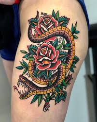 Adem büyük kimdir, hayatı ve biyografisi. Big Snake And Roses Done In One Shot By Me Nicholas Adam Nickadamtattoo Traditionaltattoos
