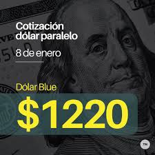 El dólar blue subió cinco pesos este miércoles 8 de enero y cerró a $ 1.220  para la venta, tras haber aumentado ayer 10 pesos.