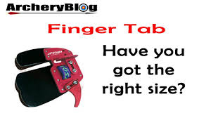 archery finger tab have you got the correct size