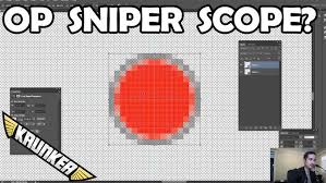 Use these free red dot crosshair png #43256 for your personal projects or designs. I Try To Make An Op Sniper Scope In Krunker Mouse Giveaway Youtube