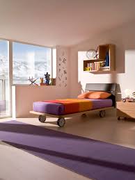 Compreso di rete con doghe in legno. Letto Singolo Con Ruote Ls15 Marzorati Camerette