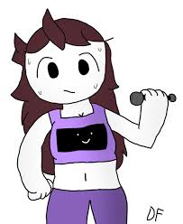 Jaiden working out (Im putting on the NSFW thingy not because its porn  but because I want to be more cautious than anything) : rjaidenanimations