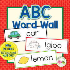 However, they also make it possible to ignore the word and focus solely on the image. Word Wall Cards Abc Headers For Preschool Kindergarten Alphabet Word Cards