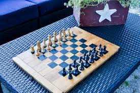 Thanks for stopping by to check out my latest build! Diy Chess Board From A Thrift Shop Cutting Board Zucchini Sisters