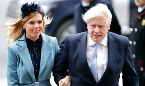 Prime minister boris johnson's wife carrie has announced she is pregnant with their second child. 6jimklonrpda M