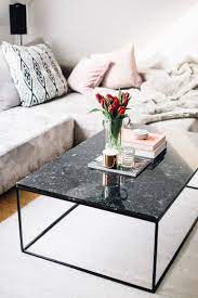 Couchtisch schwarz / schwarz marmor optik rechteckig 60. Schwarzer Marmor Couchtisch Weiss Creme Glanzvoll Kissen Interiors Couchtisch Marmor Couchtisch Weiss Kaffeetisch