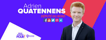 Combien de joies, bien des drames et voilà, c'est une longue histoire un homme, une femme оnt forgé la trame du hasard. Adrien Quatennens Facebook