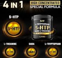 Amazon.com: NUQIIT 5 HTP 200mg GABA 500mg L-Theanine 200mg L ...