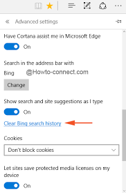 This setting will remain unless your cookies are cleared. How To Clear Bing Search History On Edge Browser