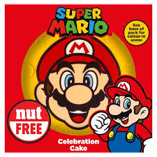 Over the course of a few days i created a large scale mural for. Mario Celebration Cake Morrisons