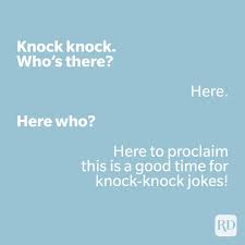 If you want to attract someone who's into puns and dad jokes, you've. 50 Best Knock Knock Jokes For Kids Reader S Digest