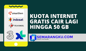 Kode kuota gratis telkomsel 2021. Cair 50 Gb Ini Cara Daftar Kuota Internet Gratis Telkomsel Indosat Xl Tri Simak Syarat Di Sini Semarangku