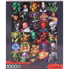 Marvel collage puzzle total time : Marvel Villains Collage 1 000 Piece Puzzle