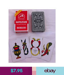 Modiano Napoletane Italian Playing Cards Briscola Carte Italiani Scopa Brand New Ebay Cards Brand