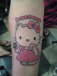 Flower tattoos are exquisite and unique. 21 Awesome Hello Kitty Tattoos On Wrist