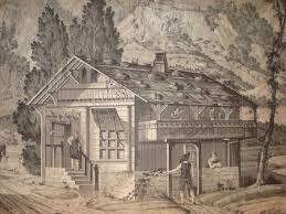 Extrait Du Papier Peint Visible Au Rez De Chaussee De L Hotel Particulier Du 27 Rue De La Poterie A Vitre Papier Peint Vitre Rez De Chaussee