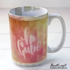 Keep flour fresh in a canister adorned with colorful roosters, or stash sugar in a canister covered in juicy grapes.these airtight vessels will preserve your ingredients and bestow an ornamental accent high up on your kitchen counter. How To Make A Mug With Cricut Infusible Ink In The Oven