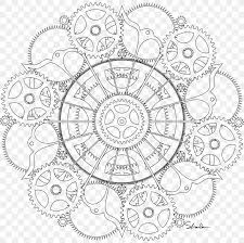 Maybe you would like to learn more about one of these? Steampunk Mandala Coloring Book Drawing Gear Png 1600x1600px Steampunk Adult Area Artwork Ausmalbild Download Free