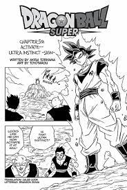 This according to the official dbs section on viz media's shonen jump. News Dragon Ball Super Manga Chapter 59 English Translation Available