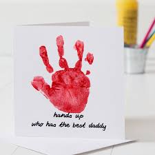 There're more than 40 creative and cute. Personalised Hand Print First Father S Day Card By Twenty Seven Notonthehighstreet Com