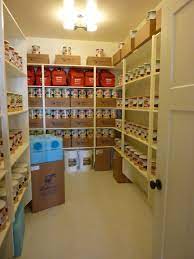 Consider water proofing in both these cases as basements and outdoor living spaces are susceptible to moisture and wetness. Storage Room Food Storage Rooms Food Storage Shelves Basement Storage