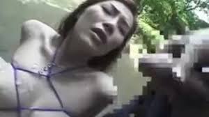 Crazy JAV outdoor bukkake in a public park