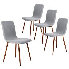 Maybe you would like to learn more about one of these? Best Prices And Freshest Styles Update Set Of 4 Kitchen Dining Chairs Assemble All 4 In 5 Minutes Fabric Cushion Side Chairs With Sturdy Metal Legs For Home Kitchen Living Room Table