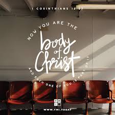 1co 12 :28and god has placed some in the church: Typography 1 Corinthians 12 27 Ymi