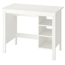 Brusali Desk White 90x52 Cm Ikea