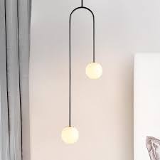 Globe pendant lights are a style of hanging light that encloses a lightbulb within an elegant sphere, often—but not always—made of glass. Modern Nordic Pendant Light Copper Globe Glass Pendant Lamps For Kitchen Living Room Table Hanging Lights Lighting Fixtures From Albert Ng668 219 86 Dhgate Com