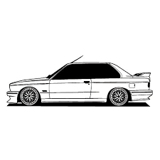 Instead the e30 was refined in almost. Sportauto E30 M3 Wandtattoo