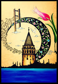 Galata Kulesi Islami Sanat Sanat Dunyasi Ortaokul Sanati