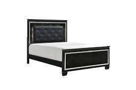 Here are a few of the top choices to consider using to. Allura Black Led Panel Bedroom Set From Homelegance Luna Furniture