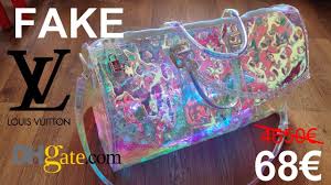 This is the same for louis vuittons made in 2021: Fake Louis Vuitton Prism Keepall Duffle Bag Youtube