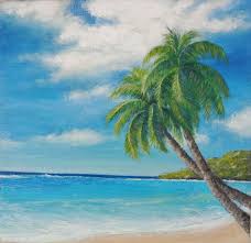 Check spelling or type a new query. Pin By Conni Bassett Culp On Beach Paintings Tree Painting Canvas Palm Trees Painting Beach Scene Painting